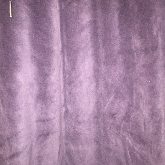 Size XS/S Purple Velour Hoodie - Picture 2 of 4